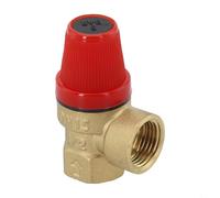 Vanne de sécurité en laiton à diaphragme de 1,27 cm, système de chauffage de 3 à 6 bars, vanne de vidange pour chauffe-eau solaire, vanne de contrôle automatique, gestion de la température, luminaire