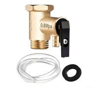 Vanne de sécurité pour chauffe-eau - Dispositif anti-retour unidirectionnel | Mécanisme unidirectionnel, empêche le reflux froid, protège les tuyaux de chauffage, filetage de 1,3 cm, facile à installer