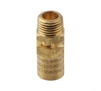 Vanne de sécurité pour compresseur d'air 1/4" pour soupape de limitation de pression 9-11 bar en laiton Arrêt automatique Protection contre la surpression pour interrupteur à pression et réservoir