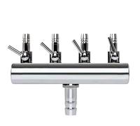 Vanne de séparation d'air for Aquarium 8 mm-4 mm, Distributeur de débit de Pompe for Aquarium, Interrupteur de Commande à Levier(4 Ways)