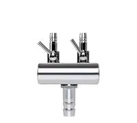 Vanne de séparation d'air for Aquarium 8 mm-4 mm, Distributeur de débit de Pompe for Aquarium, Interrupteur de Commande à Levier(2 Ways)