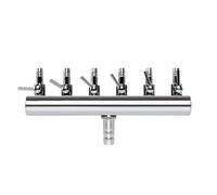 Vanne de séparation d'air for Aquarium 8 mm-4 mm, Distributeur de débit de Pompe for Aquarium, Interrupteur de Commande à Levier(6 Ways)