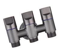 Vanne de séparation d'eau à 3 voies Petites vannes de séparation d'eau à 3 voies Installation facile pour évier domestique et commercial