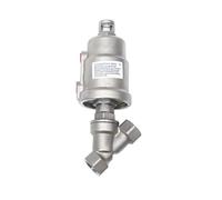Vanne de siège pneumatique DN10 16bar Normalement fermée actionneur pneumatique Angle Valve de siège (fermé-double action)