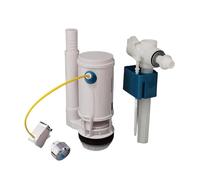 Vanne de sortie de raccord de toilette à commande linéaire, Kit de chasse d'eau à économie d'eau, Compatible avec WETIPS, système de raccords de vidange(Slpit side inlet)