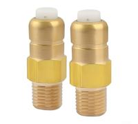 Vanne de Surchauffe Laiton 1/4 NPT pour Nettoyeur Haute Pression(G1/4) | Activation automatique à 63°C, protection contre surchauffe, matériau laiton pour durable, compatibilité large marques