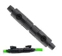 Vanne de tuyau d'aquarium - Valve de commande d'aquarium - Réservoir de poisson à libération rapide - Réglage de l'eau - Réducteur de séparation - Accessoires d'aquarium pour pompes, tuyaux, tuyaux