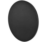 Vanne de ventilation anémostat à disque pour entrée et évacuation d'air mural et plafond Ø 100 mm Noir