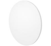 Vanne de ventilation anémostat à plaque pour entrée et évacuation d'air mural et plafond Ø 100 mm Blanc