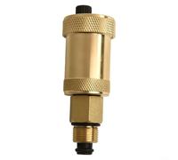 Vanne de ventilation rapide pour systèmes de chauffage, grille d'aération automatique avec arrêt, laiton DN10/DN15, 110 °C, 10 bar (ZH-G3/8 x 3/8)