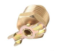 Vanne de vidange de compresseur d'air en laiton massif avec raccord fileté NPT pour port de réservoir, accessoire de piège à humidité pour compresseur à piston et air d'atelier (A)