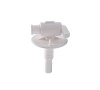 Vanne de vidange de réservoir d'eau de rechange avec bride, pour Camco 22223, s'adapte aux tubes de 1,9 cm ou 5,1 cm, pièce en plastique pour le drainage de l'eau dans les camping-cars