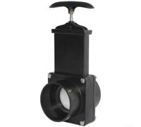 Vanne de vidange des eaux usées de véhicule récréatif en plastique ABS 50 mm, 63 mm, 75 mm pour remorque de camping-car, valve de réservoir d'égout à bride soudée, rallonge de télécommande compatible