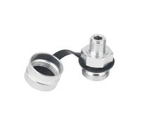 Vanne de vidange d'huile en alliage d'aluminium, vidange rapide for M14 x 1,5 M14 x 1,25 M12 x 1,25 M12 x 1,5 avec raccord de tuyau(M12x1.75)