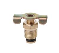Vanne de vidange en laiton massif, NPT 6,35 mm, 9,5 mm, 1,27 cm, raccord de réservoir de compresseur d'air, installation rapide pour drainage du compresseur à piston