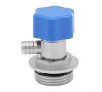 Vanne de Vidange en Laiton pour Chauffage au pour sol - Rotation 360° pour bosch pour neff pour siemens Joint Torique Anti-Fuite 5x3.5cm(1)