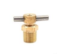Vanne de vidange en laiton pour systèmes de compresseur d'air avec raccord NPT de 6,35 mm pour un drainage fiable du réservoir
