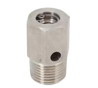 Vanne de vidange manuelle haute pression NPT 1/4, 1/2, 3/4, 1 pouce - Acier inoxydable durable en acier au carbone(316L NPT3/8 (inner hexagon))