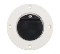 Vanne de vidange marine en ABS avec clapet anti-retour, sortie de cale de bateau pour yacht pour kayak, hors-bord, prévention du refoulement unidirectionnel, construction en ABS épais, 71,3 mm, blanc