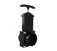 Vanne De Vidange Pour Camping Car, Taille ø 50 Mm Glissière à Tirer Noire Résistance Robuste Vanne D'eaux UséEs Légère Pour Navires Rv Pour Van Caravane Clapet Anti Retour Idéal Pour Basse Pression