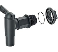 Vanne de vidange pour tonneaux d'eau Waterform CANTAP 2 plastique noir