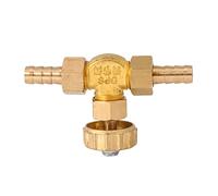 Vanne d'eau 8 mm/10 mm 1 Mpa, diamètre intérieur, Tuyau à Crochet, Aiguille parallèle en Laiton(8mm)