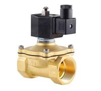 Vanne d'eau à électrovanne normalement fermée, bobine entièrement fermée IP65, AC220V DC12V DC24V, G3/8" G1/2" G3/4" G1 G1-1/4 G1-1/2(3/8",24V)