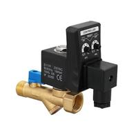 Vanne D'eau Automatique À Minuterie Électrique 1/2" DN15, Électrovanne De Vidange Électronique For Condensats De Compresseur D'air(24V,Split-Body type)