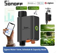 SONOFF Programmateur Arrosage Automatique, Minuterie Arrosage Automatique pour Jardin, Nécessite Un ZigBee Hub, IP55 Étanche, Requête d'historique, Compatible avec Alexa/Google Home/Home Assistant