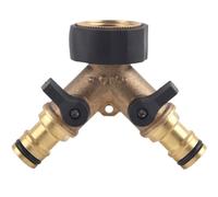 Vanne d'eau avec interrupteur, vanne en forme de Y, connecteur de mamelon à trois voies, tuyau d'eau, connecteur de mamelon rapide