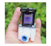 Vanne d'eau électromagnétique normalement fermée 6 W DC12 V Vanne d'eau Petite vanne de vidange solénoïde Interrupteur N/C FXPCGZISH