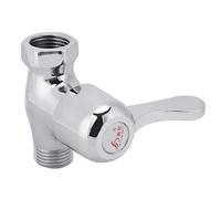 Vanne d'eau G1/2 pouces en cuivre, robinet d'arrêt droit, filetage femelle à mâle pour systèmes de plomberie, contrôle de l'eau froide et chaude 7x6,5 cm 185g