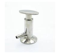 Vanne d'échantillonnage à trois colliers de serrage en acier inoxydable 304 de 10 mm de tuyau cannelé O/D 25 mm WWECCQIJ