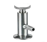 Vanne d'échantillonnage en acier inoxydable, 90 x 50,5 mm, 12 colliers de serrage OD 50,5 mm, vanne d'échantillonnage sanitaire pour produits laitiers, aliments et produits pharmaceutiques (316)