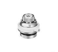 Vanne d'échappement de radiateur, vanne d'aération entièrement automatique en cuivre avec clapet anti-retour intégré permettant le remplacement du noyau de la valve sous pression (1 pièce)