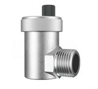 Vanne d'échappement DN15 en laiton pour libération d'air dans les boucles de radiateur, filetage extérieur, compatible avec les normes de plomberie standard (galvanoplastie)