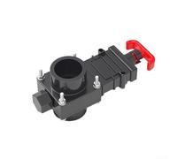 Vanne d'égout pour camping-car avec bouchon anti-fuite, connecteur de tuyau d'eaux usées d'arrêt, réservoir d'eau noire et raccord de sortie d'eau grise, adaptateur de tuyau d'égout à baïonnette (63