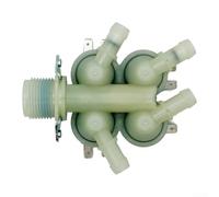 Vanne d'entrée de machine à laver DC62-00214M DC62-30314K Électrovanne d'entrée d'eau Valve 3 voies Connecteur 110 V Pièce de rechange pour appareils Samsung (1)