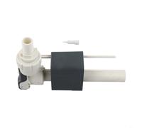 Vanne d'entrée de réservoir d'eau de toilette encastrable G1/2 ou G3/8 blanche, peu encombrante, à suspendre pour salle de bains moderne et traditionnelle, pour une installation facile (1,27 cm)