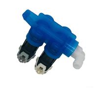 Vanne d'entrée d'eau de lave-glace à charge avant W10289387 120 V solénoïde à double bobine avec connecteurs à broches pour WPW10289387 AP6018779 PS11752082 1552836 EAP11752082