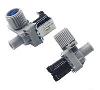 Vanne d'entrée d'eau de rechange multi-marques pour machine à laver, électrovanne à double tête triple pour de nombreux modèles, 0,02-0,8 MPa, contrôle du débit d'eau AC220 V 6 W, construction en