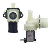 Vanne d'entrée d'eau de rechange multi-marques pour machine à laver, électrovanne à double tête triple pour de nombreux modèles, 0,02-0,8 MPa, contrôle du débit d'eau AC220 V 6 W, construction en