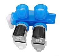 Vanne d'entrée d'eau pour machine à laver compatible avec WPW10289387 AP6018779 - Valve d'isolation à haut débit pour réparation de lave-tambour 12 x 6 x 6 cm