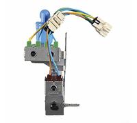 Vanne d'entrée d'eau pour réfrigérateur, circuit 1 voie 25 x 14 x 6 cm, alimentation automatique, actionnement à bouton poussoir pour contrôle du débit à bouton-poussoir finition bleue