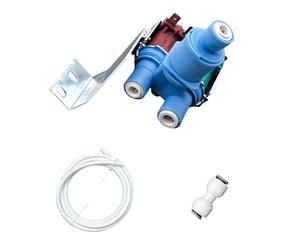 Vanne d'entrée d'eau pour réfrigérateur, électrovanne de rechange compatible avec les réfrigérateurs Whirlpool, Kenmore, KitchenAid (W10179146)