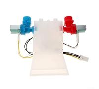 Vanne d'entrée d'eau pour réparation de joints d'étanchéité 25 cm | Matériau en plastique robuste, finition blanche, taille 25 x 15 x 6 cm, joint amélioré, performance durable sous pression