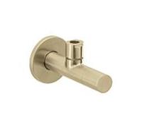 Herzbach Design iX PVD vanne d'équerre 21.954780. 2000 .41 avec rosace, acier laiton