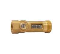 Vanne d'équilibrage en laiton DN15 DN20 avec échelle réglable, affichage direct L/min pour systèmes d'eau 1-3,5 ou 2-8 L/min, jaune
