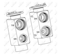 Vanne D'Expansion Climatisation NRF Pour VW Jetta II 19E 1G2 165 Passat Variant