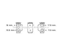 Vanne D'Expansion Climatisation R 134A Pour VW Transporter V